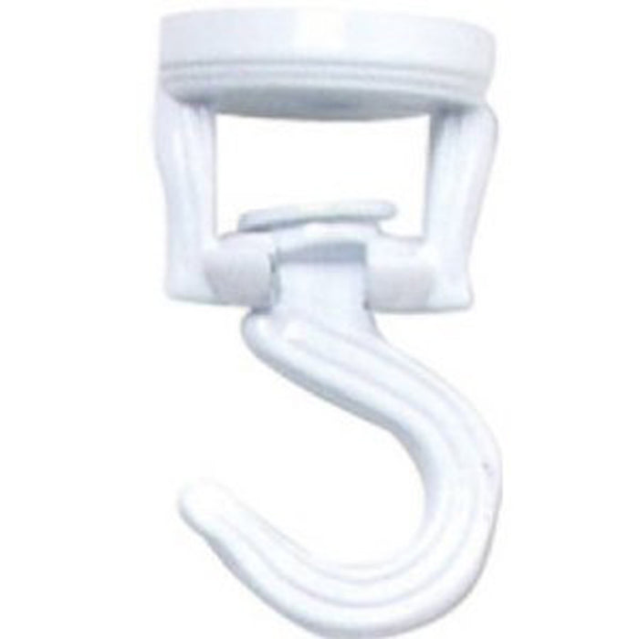 Panacea Swivel Ceiling Hook-White, 1.3In (W) X 3.6In (H) X 4.5In (D)