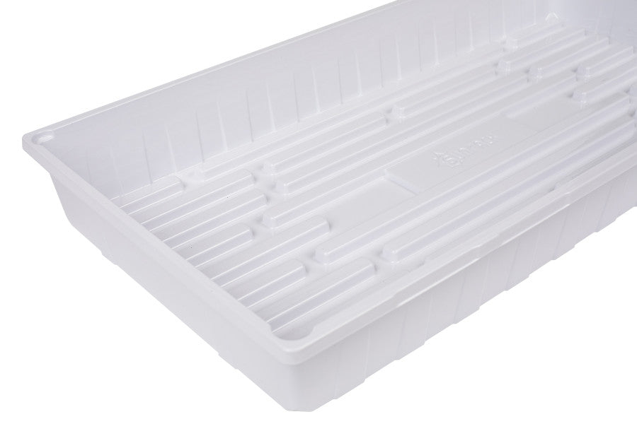 Sunpack Propagation Tray I.D.-w/o drainage holes, White, 10In X 20 in