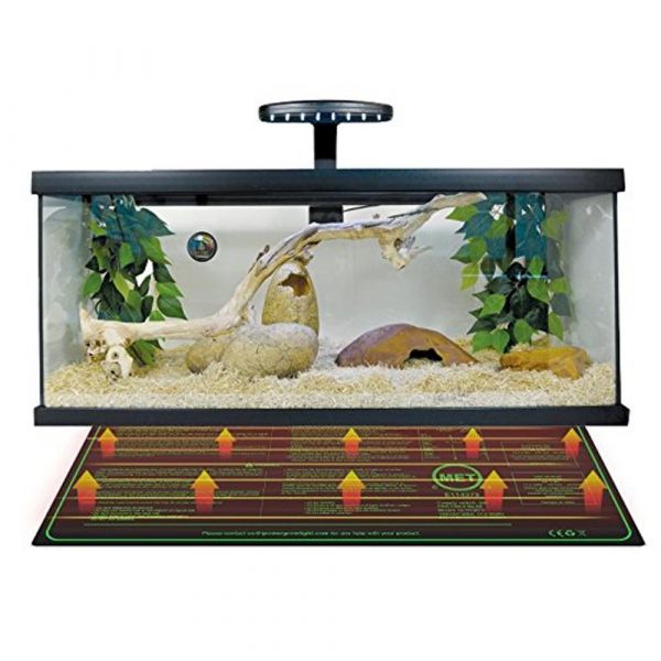 20" x 20" Waterproof Durable Seedling Heat Mat Warm Hydroponic Plant, black, iPower