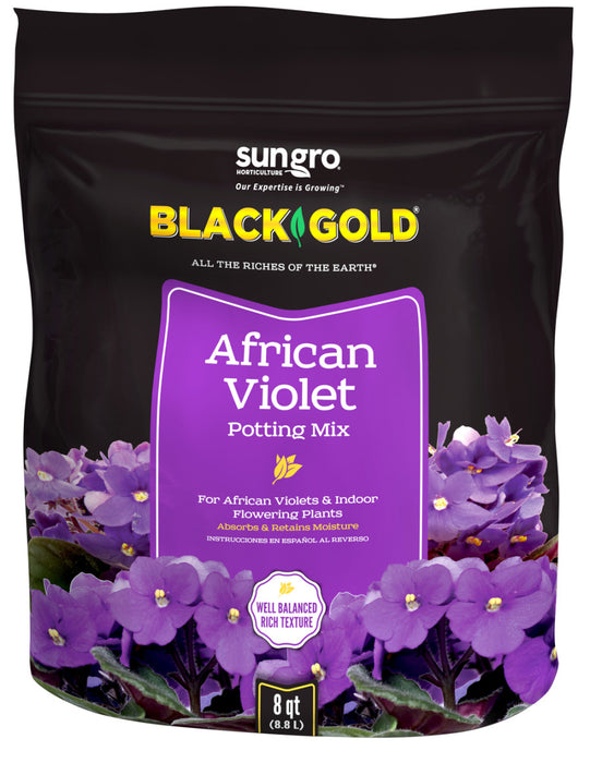 Black Gold African Violet Potting Mix-8 qt