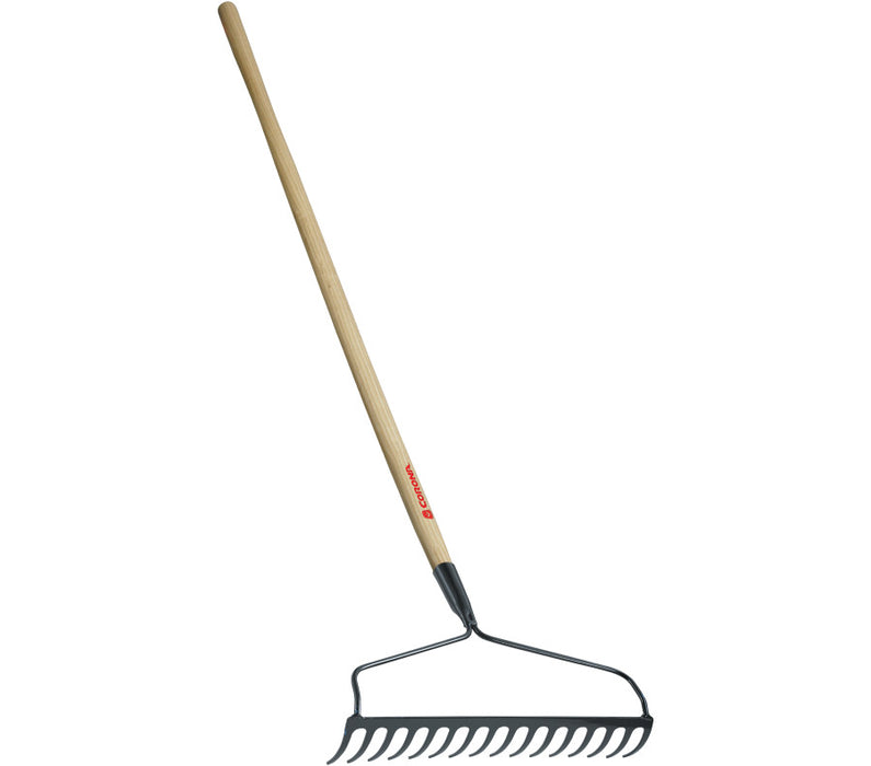 Corona Bow Head Rake w/Ash Handle-16 in