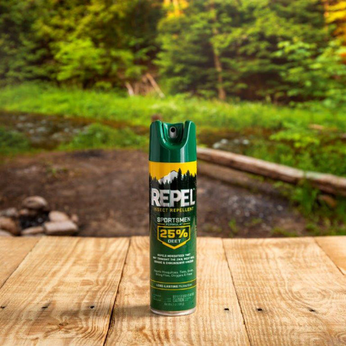 Repel Sportsmen Formula Insect Repellent Mosquito Ready to Use Aerosol 25% DEET-6.5 oz