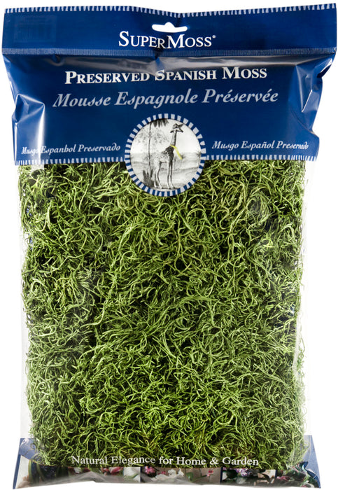 Supermoss Spanish Moss Preserved-Grass, 8 oz