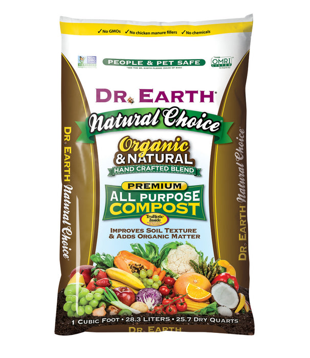 Dr. Earth Natural Choice All Purpose Compost-1Cuft