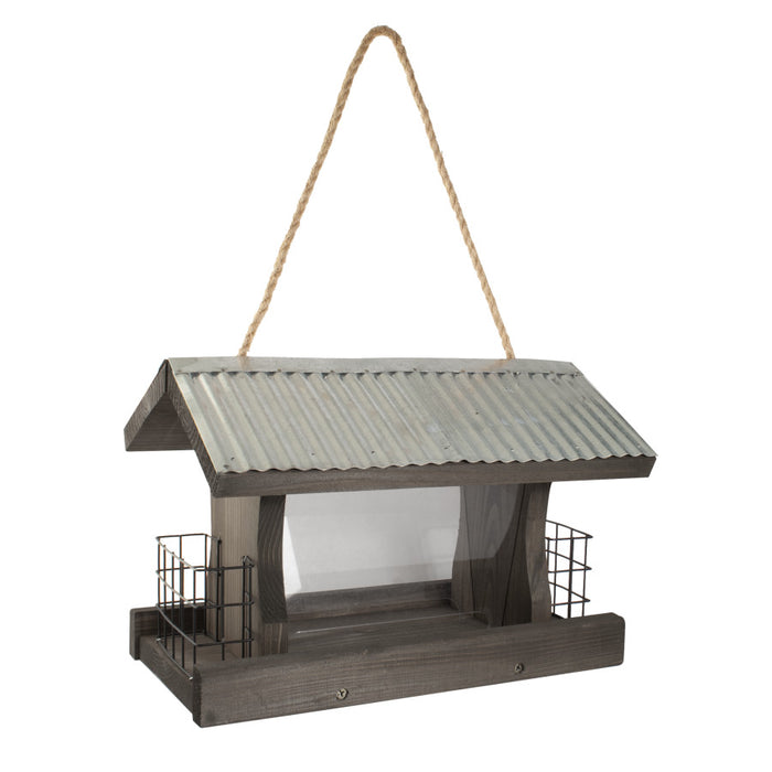 Panacea Rustic Farmhouse Ranch Feeder w/Suet Feeder-One Size