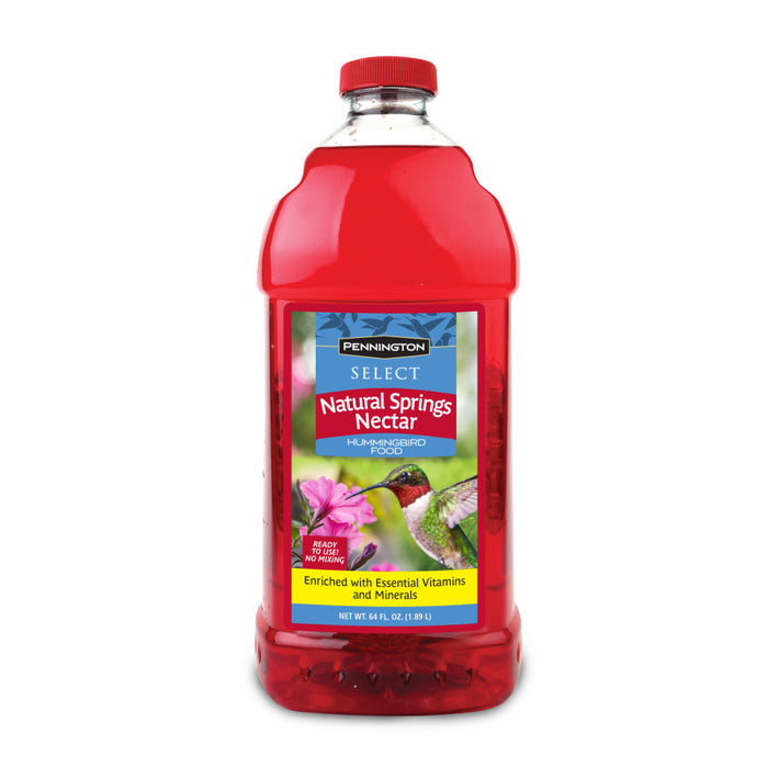 Pennington Natural Springs Hummingbird Nectar Ready To Use-64 oz