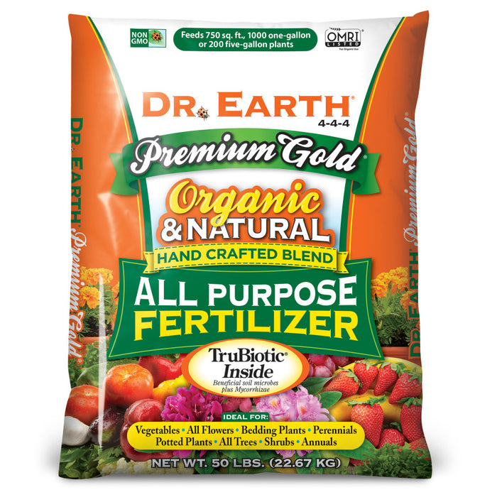 Dr. Earth Premium Gold All Purpose Fertilizer 4-4-4-50 lb