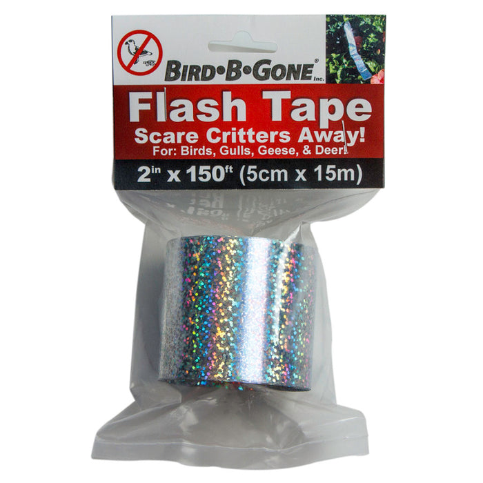 Bird-B-Gone Flash Tape Scare Birds Gulls Geese & Deer Mylar-2In X 150 ft