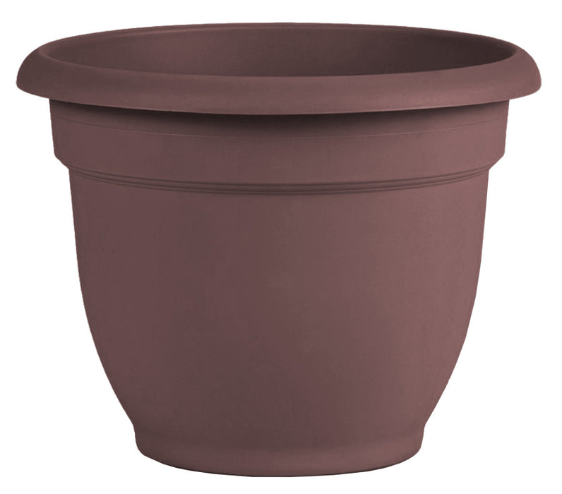 Bloem Ariana Planter with Grid-Merlot, 16 in