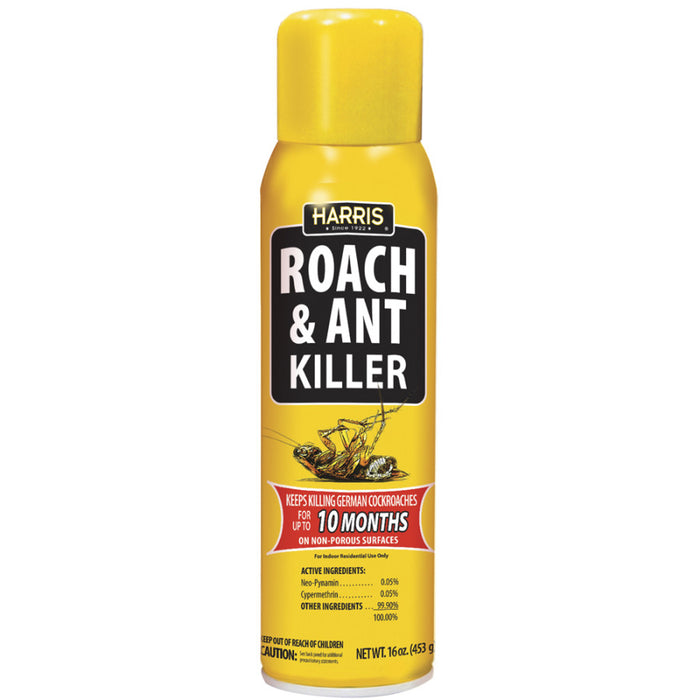 Harris Roach & Ant Killer 10 Month Aerosol-16 oz