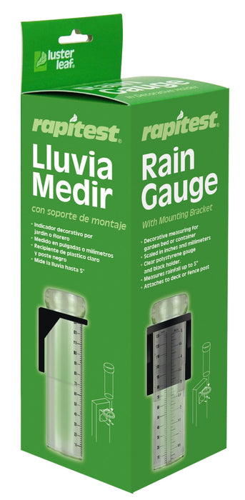 Luster Leaf Rapitest Rain Gauge with Mounting Bracket-Multi