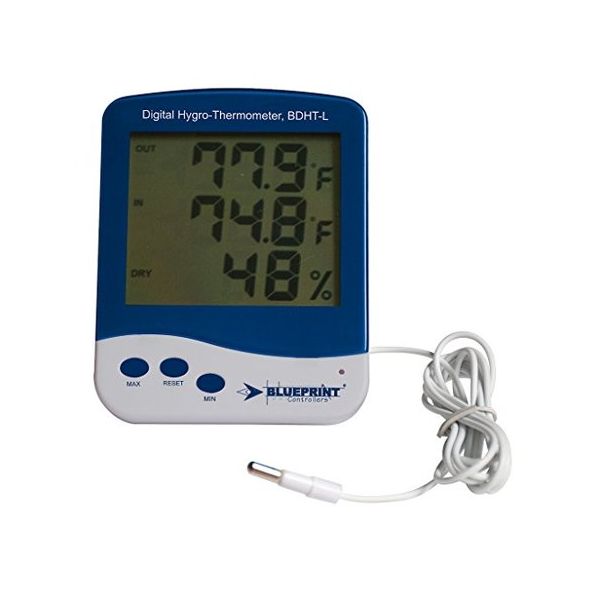 Blueprint Controllers Digital Hygro-Thermometer Large, BDHT-L