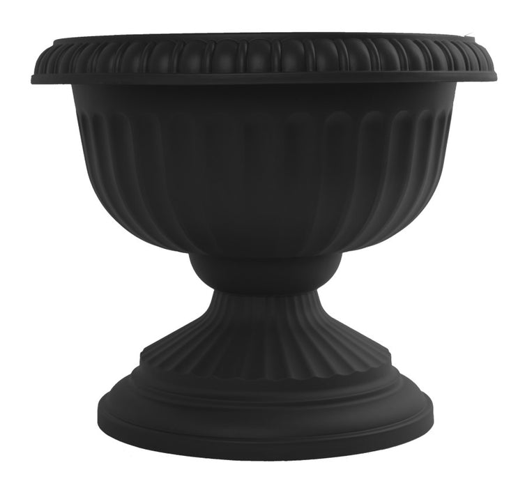 Bloem Grecian Urn Planter-Black, 18 in