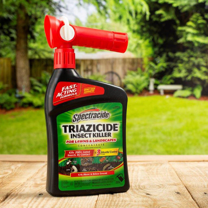 Spectracide Triazicide Insect Killer Lawns & Landscapes Ready to Spray-Product Only, 32 oz