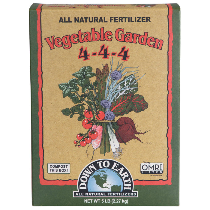 Down To Earth Vegetable Garden Natural Fertilizer 4-4-4-5 lb