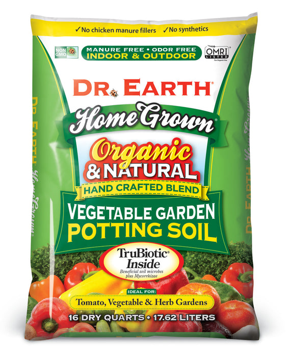 Dr. Earth Home Grown Vegetable Garden Potting Soil-16 qt