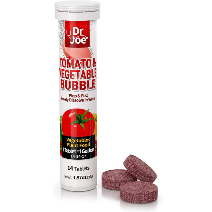 Dr Joe Tomato & Vegetable Bubble Plant Food-25 pk, 1.97 oz