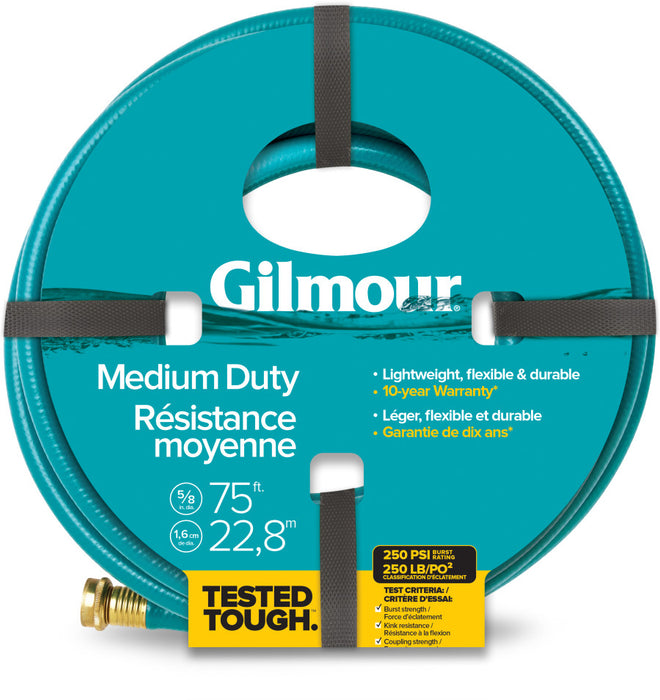 Gilmour Medium Duty 5/8" Hose-75 ft