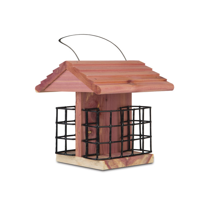 Pennington Cedar Suet Station Bird Feeder-2 Suet Cake Capacity