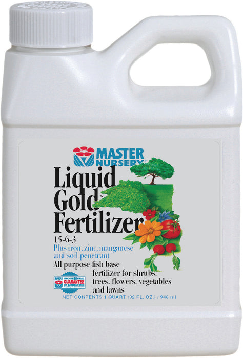 Master Nursery Liquid Gold Fertilizer 15-6-3-32 oz