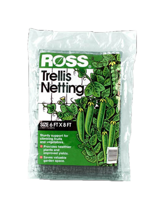 Ross Trellis Netting Plant Support-Black, 26Ft X 8 ft