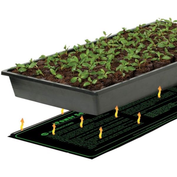 iPower 20" x 20" Medium Warm Hydroponic Seedling Heat Mat and 68-108å¡F Digital Thermostat Control Combo Set for Seed Germination