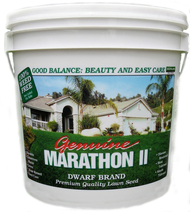 Marathon II Lawn Grass Seed-Bucket, 5 lb