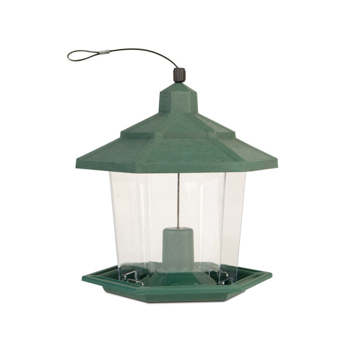 Pennington Earth Smart Petite Ecozebo Bird Feeder-Green, 2.5 lb