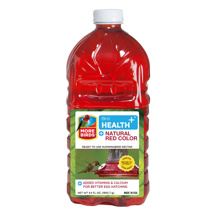 Classic Brands More Birds® Bird Health+™ Natural Ready to Use Nectar-Red, 64 oz