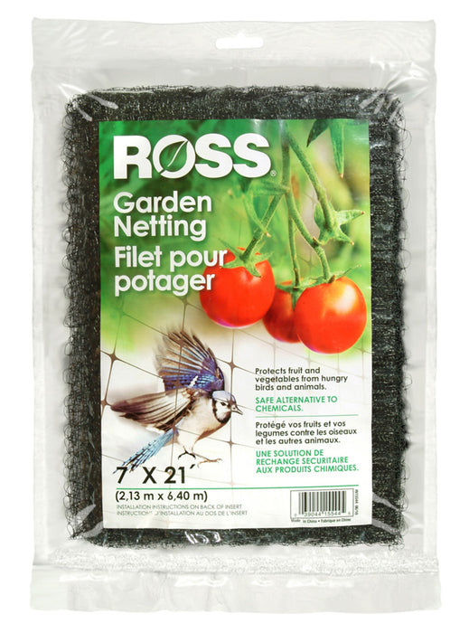 Ross Tree Netting & Bird Plant Protection-Black, 7Ft X 21 ft