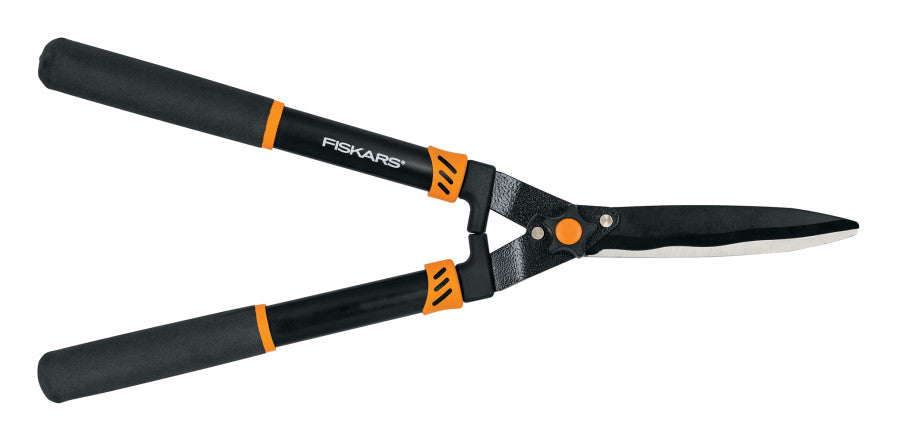 Fiskars Wavy Blade Hedge Shears with Adjustable Blades-25 in