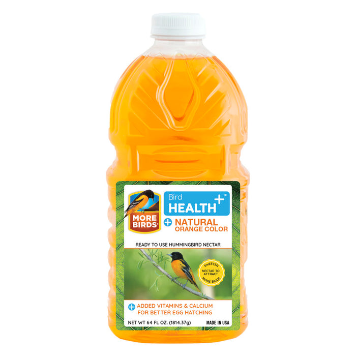 Classic Brands More Birds® Bird Health+™ Natural Ready to Use Nectar-Orange, 64 oz