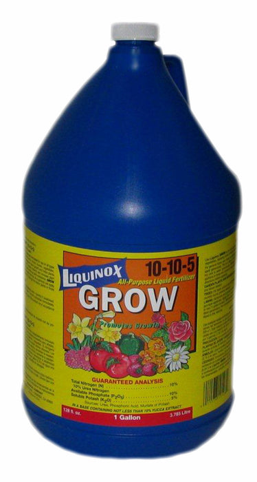 Liquinox Grow All Purpose Liquid Fertilizer 10-10-5-1 gal