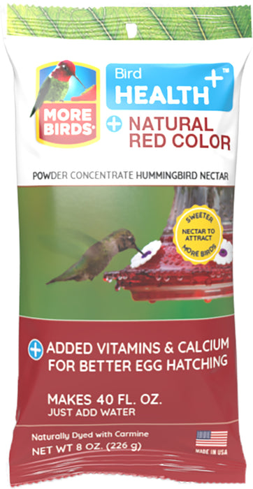 Classic Brands More Birds® Bird Health+™ Natural Nectar Powder-Red, 8 oz