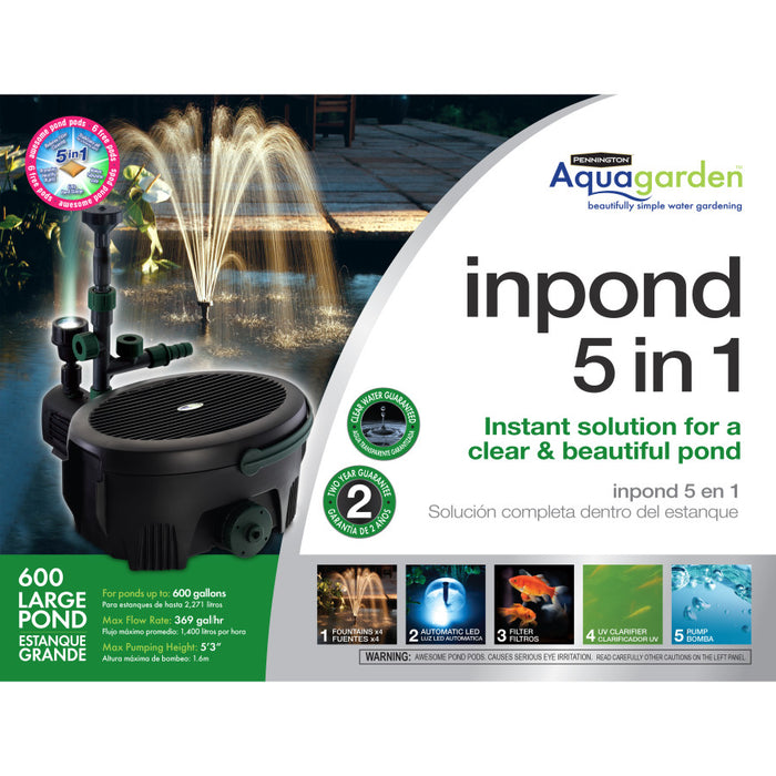 Pennington Aquagarden InPond Maintenance Kit 5-in-1-Large Pond Up To 600 gal