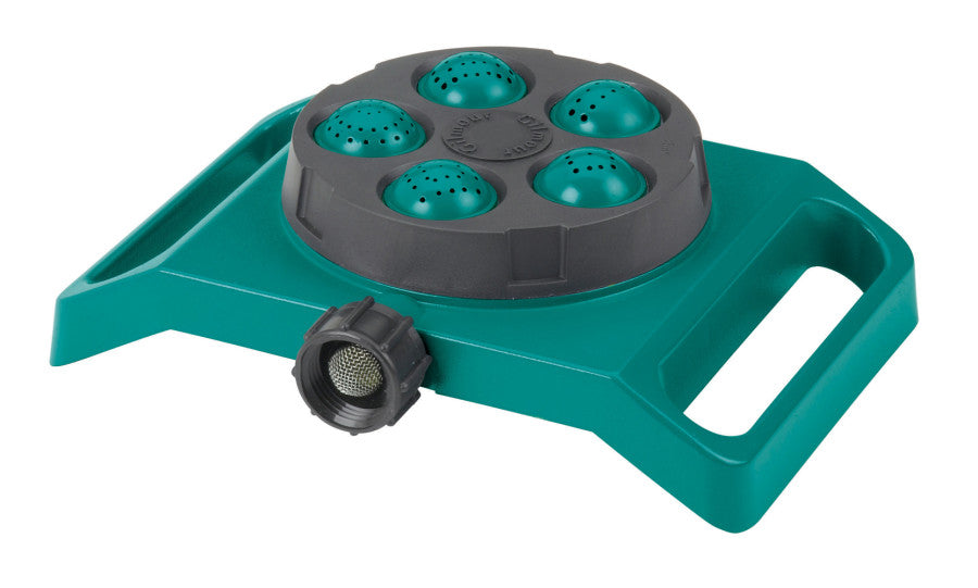 Gilmour Stationary 5-Pattern Sprinkler Turret-Green, SM