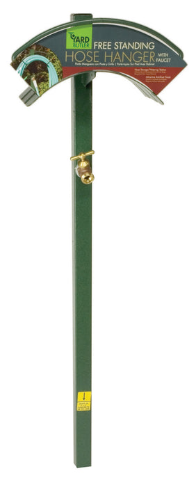 Lewis Hose Hanger with Faucet-Green, 42In X 13In X 8 in