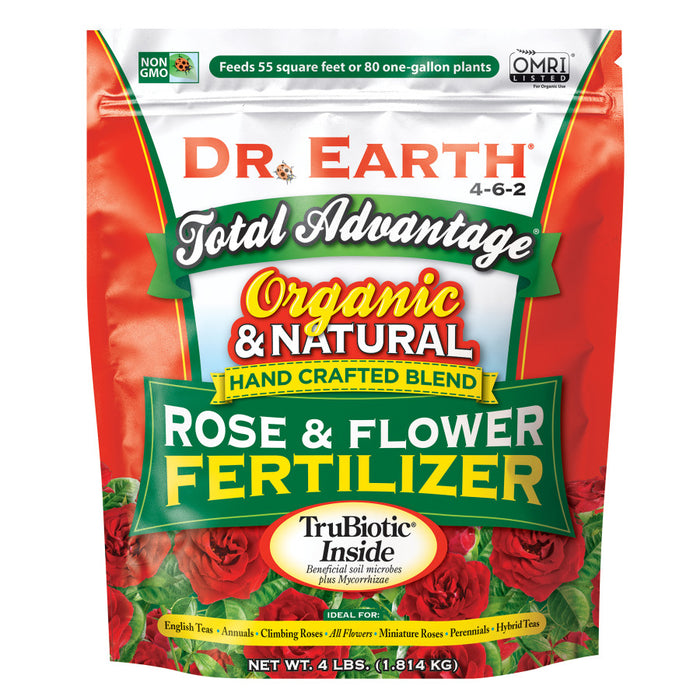 Dr. Earth Total Advantage Premium Rose & Flower Fertilizer 4-6-2-4 lb