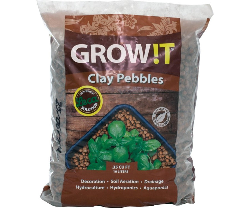 Hydrofarm Grow!T Clay Pebbles-10Ltr