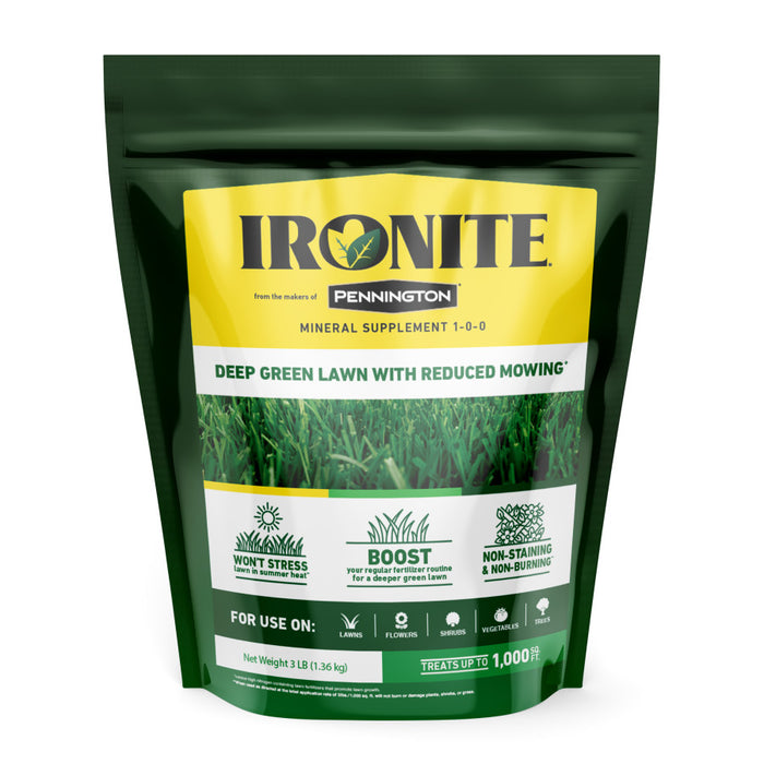 Ironite II by Pennington Mineral Lawn Supplement 1-0-0-3 lb, 1M