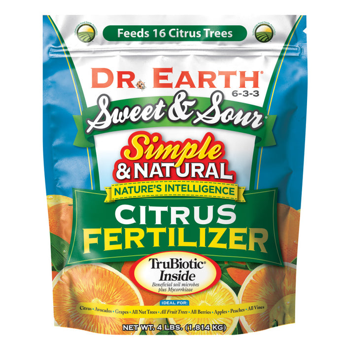 Dr. Earth Sweet & Sour Citrus Fertilizer-4 lb