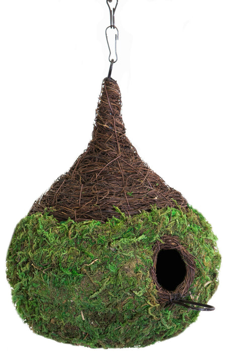 Supermoss Raindrop Woven Birdhouse-Fresh Green, 9.5In X 10.5 in