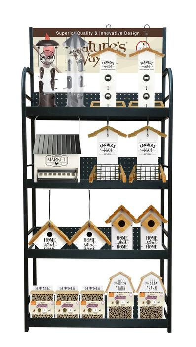 Nature's Way Farmhouse w/Metal Floor Display-42Pc