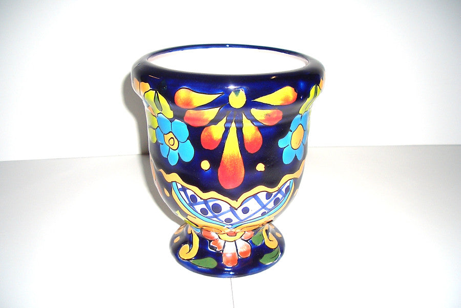 Talavera Standard Urns Traditional #1 & #2, Laurel, & Bicentenario-Multi, 8 in