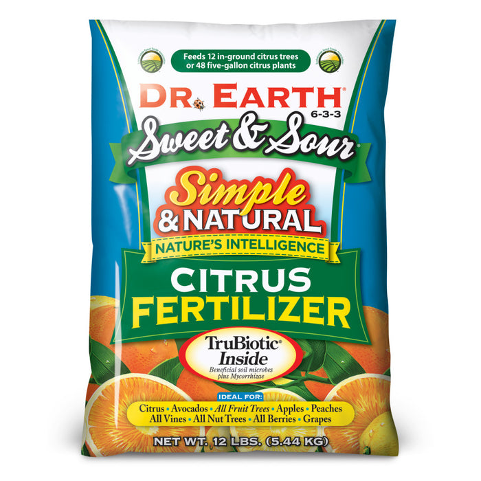 Dr. Earth Sweet & Sour Citrus Fertilizer-12 lb