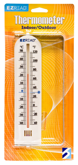 E-Z Read Thermometer-White, 9 in