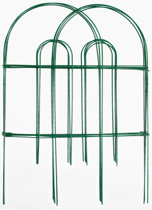 Garden Zone Gard'n Border Round Folding Fence-Green, 24In X 10 ft