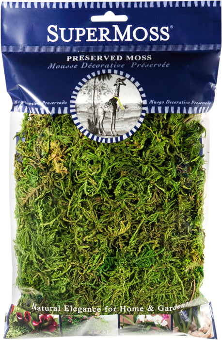 Supermoss Forest Moss Preserved-Fresh Green, 2 oz