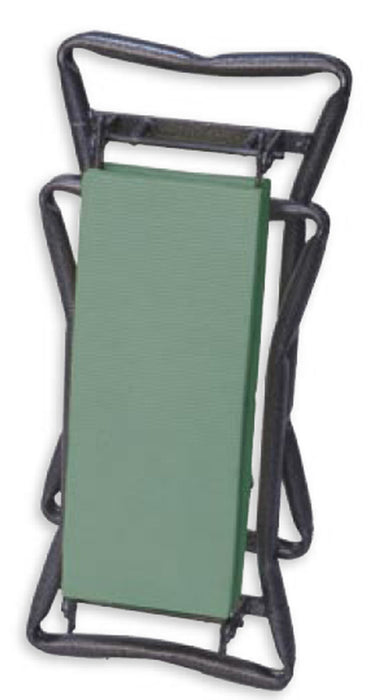 Lewis Garden Kneeler And Seat-Black/Green, 24In X 11 in