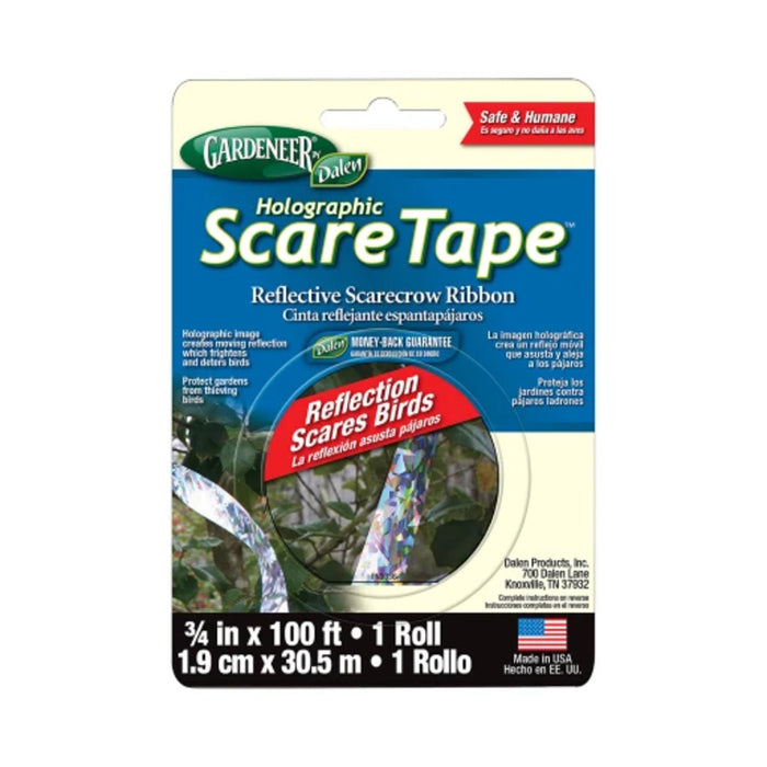 Dalen Gardeneer Holographic Scare Tape - Full Spectrum-3/4In X 100 ft